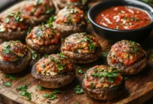 Photo of Полнети печурки со домат и моцарела