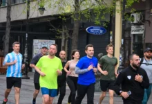 Photo of Муцунски и Прево на утринско трчање низ Скопје