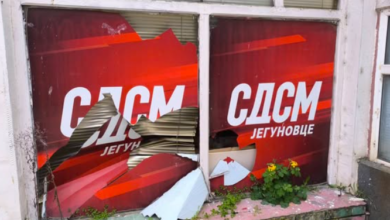 Photo of Демолиран штабот на СДСМ во Јегуновце на Велигден