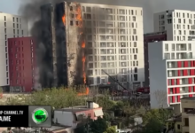 Photo of (ВИДЕО) Најмалку 11 лица се повредени во пожар во станбен комплекс во Тирана