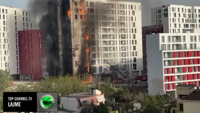 Photo of (ВИДЕО) Најмалку 11 лица се повредени во пожар во станбен комплекс во Тирана