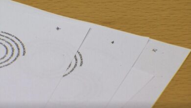 Photo of Обележани дел од ливчињата од тајното гласање за претседател на парламентот на Словенија