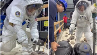 Photo of (ВИДЕО) Нема одмор: Екипажот на „Артемис II“ вежба чекорење на површината на Месечината