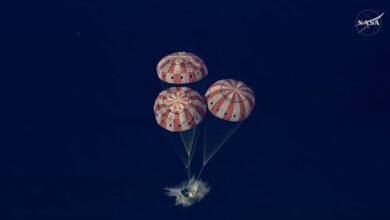 Photo of Успешно заврши првото патување со човечки екипаж до Месечината по повеќе од половина век