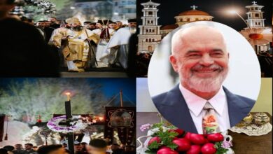 Photo of (ГАЛЕРИЈА) Рама објави фотографии од велигденска поворка во Корча