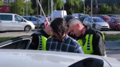 Photo of Лидерот на подмладокот на Левица казнет со 550 евра поради истакнување на палестинско знаме на мечот Македонија-Израел