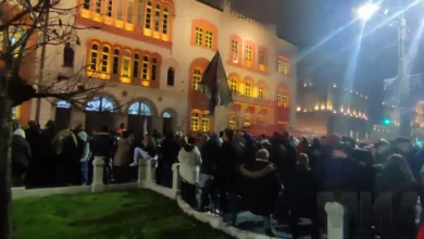 Photo of Протести во центарот на Белград по влегувањето на полицијата во Ректоратот на Универзитетот