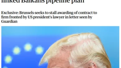 Photo of Гардијан: ЕУ ризикува конфликт со САД поради гасоводот низ БиХ и деловните врски на Трамп