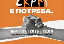 Photo of Во четврток протест на Синдикатот на културата