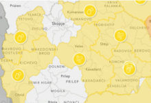 Photo of УХМР издаде метео аларм: Утре силен ветер и пороен дожд низ земјава