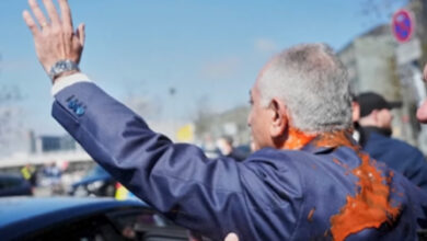 Photo of Погоден со домат синот на соборениот ирански шах во Берлин по политичка конференција