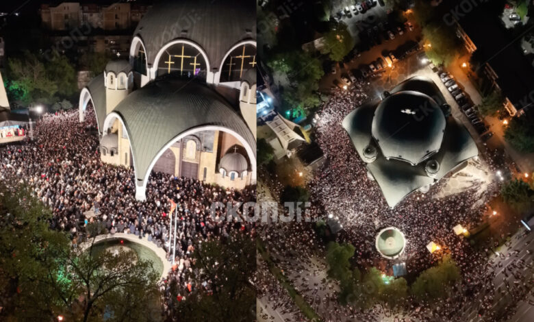 Photo of (Видео) Илјадници верници пред Соборниот храм за Велигден
