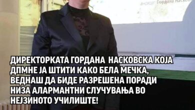 Photo of Левица: Директорката Насковска, која ДПМНЕ ја штити како бела мечка, веднаш да биде разрешена