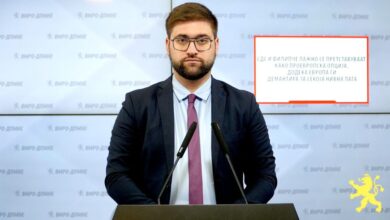 Photo of ВМРО-ДПМНЕ избра нов портпарол и нови претседатели на општински комитети