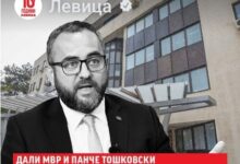 Photo of Левица: Дали МВР И Панче  Тошковски намерно го  прикриваат шпионскиот скандал во кабинетот на Сиљановска?!