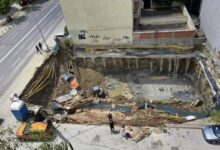 Photo of ФОТО: Се сруши дел од ископ на градилиште– граѓаните прашуваат: Дали ова е безбедно?