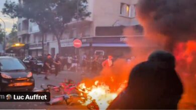 Photo of (Видео) Француската полиција досега уапсила 780 лица по „ огненото славењето“ по фудбалска победа на ПСЖ