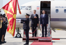 Photo of Премиерот Мицкоски го пречека хрватскиот колега Пленковиќ