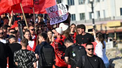 Photo of (ВИДЕО)  Тепачка на денешниот протест во Скопје, има уапсени