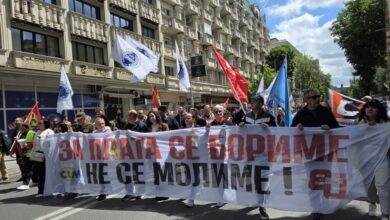 Photo of (ВИДЕО) Протестот на работниците под евидентна медиумска блокада