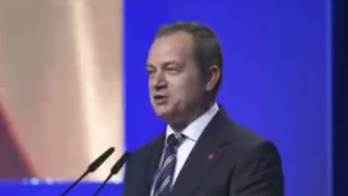 Photo of (Видео) Генералниот секретар на ВМРО-ДПМНЕ, Ковачки, говореше и на албански јазик на собир на Демократската партија