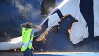 Photo of (Видео) Приведени 46 навивачи во Загреб на натпреварот меѓу Динамо и Хајдук, запленета голема количина пиротехника
