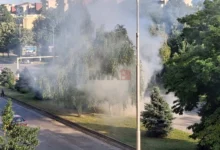 Photo of МВР:Автомобил во движење се запали на булеварот „Јане Сандански“