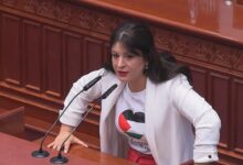 Photo of  Ќе добие ли Тошковски нагон за апсење, праша Мојсоска со маица со палестинското знаме