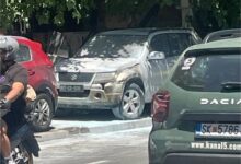 Photo of Полицијата трага по млад скопјанец кој потпали две возила на Бугарската амбасада во Скопје