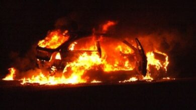 Photo of Две возила во Аеродром зафатени од пожар