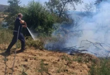 Photo of По четири часа изгаснат е пожарот меѓу селото Бучум и истоимениот рудник