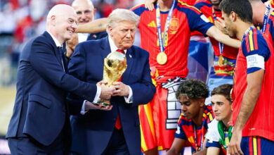 Photo of (ВИДЕО) Наместо Шпанците – Трамп во центарот на вниманието, сите зборуваат за неговиот скандалозен потег на подиумот