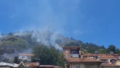 Photo of (ВИДЕО) Избиувна пожар под тврдината Исар во Штип
