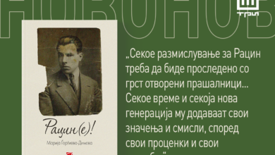Photo of “Рацин(е!)” – впечатлива студија од професорката Марија Ѓорѓиева-Димова од денеска во книжарниците