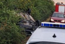 Photo of Превртен автомобил на патот кон Дојран – пожарникарите спасија приклештена жена