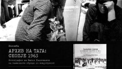 Photo of Во Музејот на град Скопје ќе бидат промовирани двојазичното издание на „Тажачки песни од скопскиот земјотрес во 1963 г.“ и изложбата „Архив на тага: Скопје 1963“
