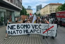Photo of Во Љубљана протест за излегување на Словенија од НАТО