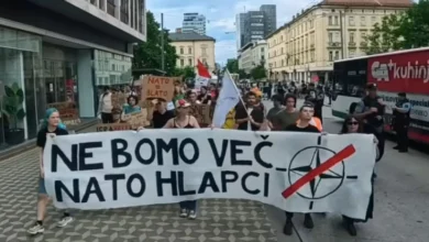 Photo of Во Љубљана протест за излегување на Словенија од НАТО