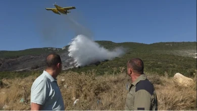 Photo of Локализиран пожарот на локалната депонија во Валандово, на терен делуваа и два ер – трактори