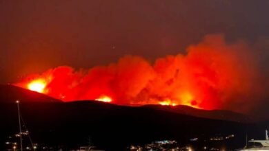 Photo of (ВИДЕО) Пожарот на Крит во Грција е најголем проблем за пожарникарите
