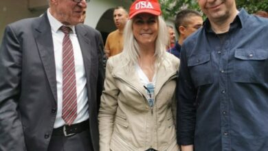 Photo of Активистка на републиканците со македонско потекло во блиска врска со Мицкоски, организирала молитвата за Трамп во МПЦ