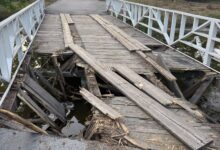 Photo of Уништен мост во скопскиот Градски парк — работници се обиделе преку него да префрлат багер, реагираат граѓани