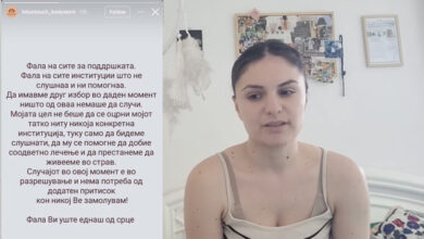 Photo of Меланија се заблагодари за поддршката: „Мојата цел беше да му се помогне на ттко ми да добие соодветно лекување и да не живееме во страв