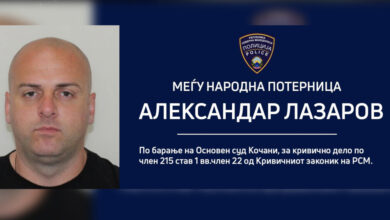 Photo of МВР распиша меѓународна потерница по кочанчанецот кој избега од Полициска станица