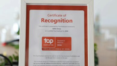Photo of Top Employers Institute: Групацијата BALFIN се здоби со сертификатот Top Employer 2026