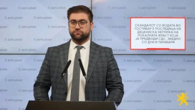 Photo of Манасиевски: Скандалот со водата во Гостивар е последица на децениска негрижа на локалната власт која ја предводи СДС, заедно со ДУИ и Таравари