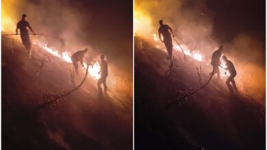 Photo of (ВИДЕО) Со трактор влезе во огнот: Александар Чепиговски помогна да се запре пожарот во селото Лознани