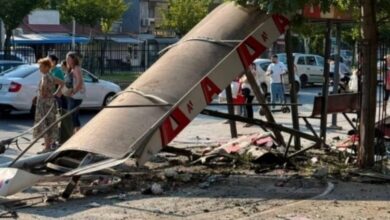 Photo of Автомобил се заби во автобуска постојка во Скопје (ФОТО)