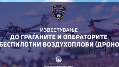 Photo of МВР за ангажманот на хеликоптерите за гаснење пожари: Ако оператор на дрон забележи полициски хеликоптер во близина, веднаш безбедно да го приземји дронот