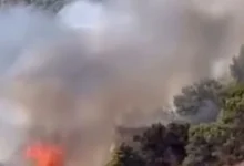 Photo of Голем пожар во Саранда, во опасност станбени објекти и познат манастир